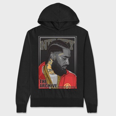 Nipsey Hussle, Unisex Men's Hoodie