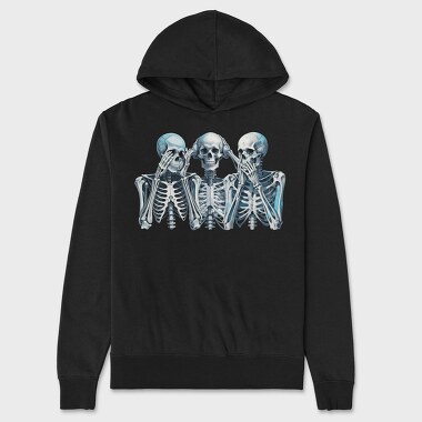 Wiseskeletons, Unisex Men's Hoodie
