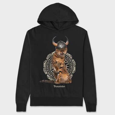 Cat Viking, Unisex Men's Hoodie