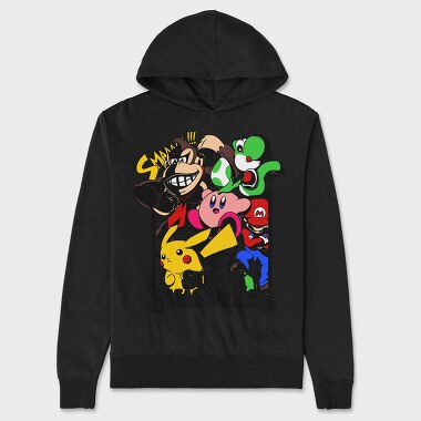 Super Smash Bros, Unisex Men's Hoodie