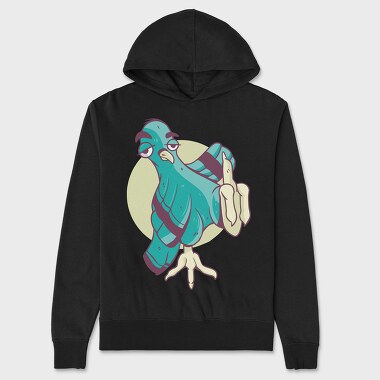 Funny Pigeon, Unisex Men's Hoodie