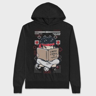 Unisex Men's Hoodie, Cheat Codes For Fighters