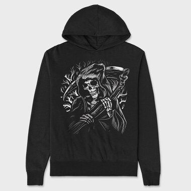 Grim Reaper Scythe, Unisex Men's Hoodie