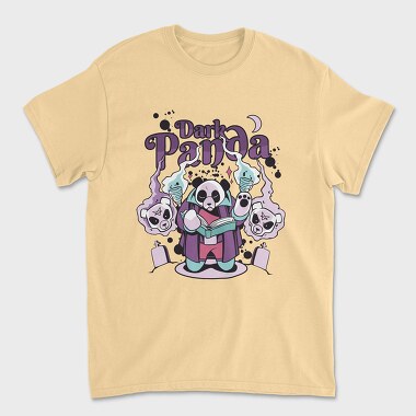 Unisex Men's T-Shirt, Dark Panda
