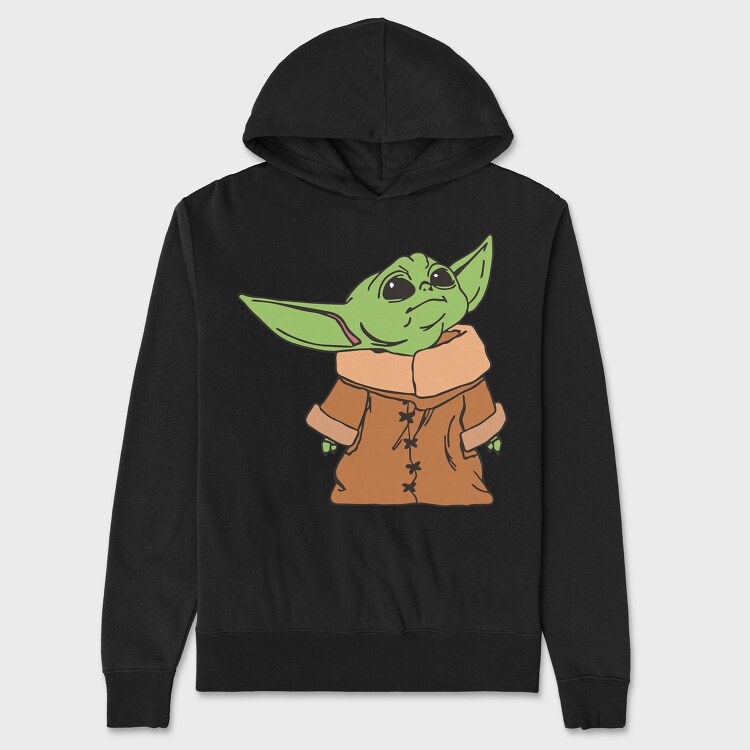 Baby Yoda 1, Unisex Men's Hoodie