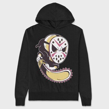 Grim Reaper Hockey Mask, Unisex Men's Hoodie