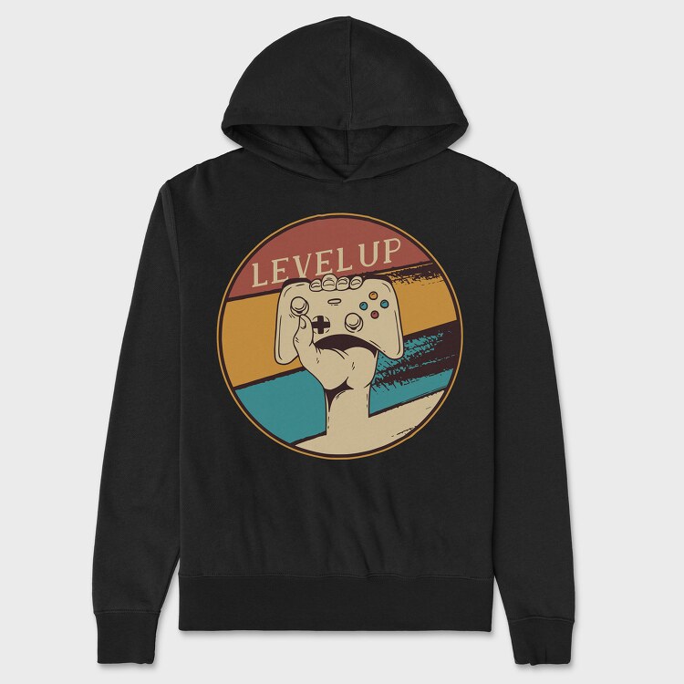 Level Up, Unisex Men's Hoodie
