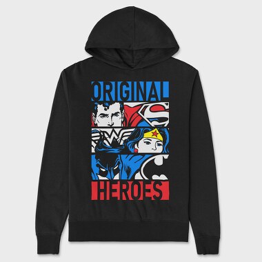 Superman Wonder Women Batman, Unisex Men's Hoodie
