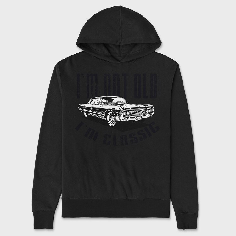 I M Not Old 2, Unisex Men's Hoodie