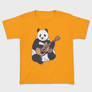 Guitar Panda, Kids' T-Shirt