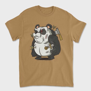Panda Warrior, Unisex Men's T-Shirt