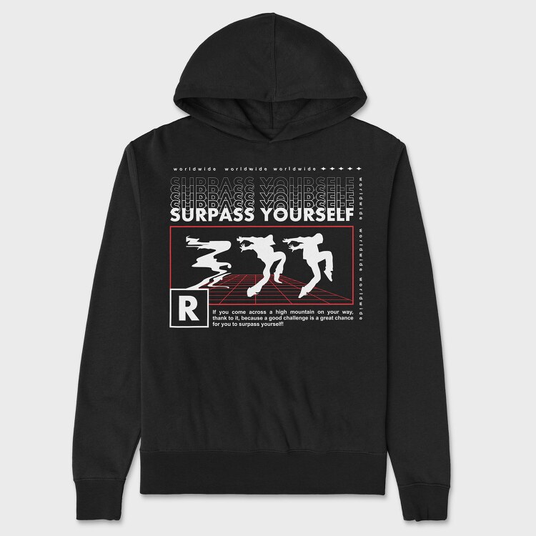 Surpass Yourself 2, Унисекс Мъжко Суичър