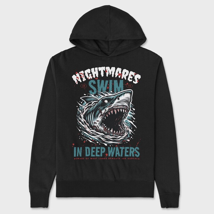 Swim in Deep Waters, Unisex Men's Hoodie