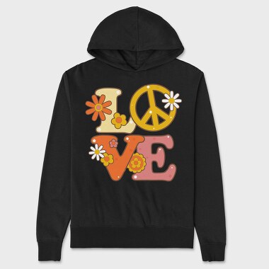 Love Illustration, Унисекс Мъжко Суичър