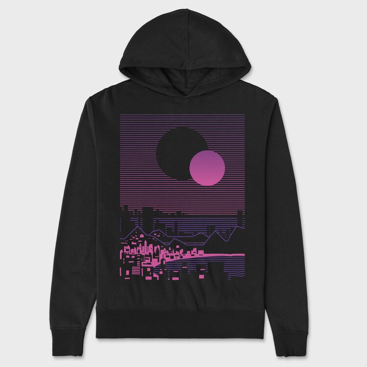 Abstract Retro, Unisex Men's Hoodie