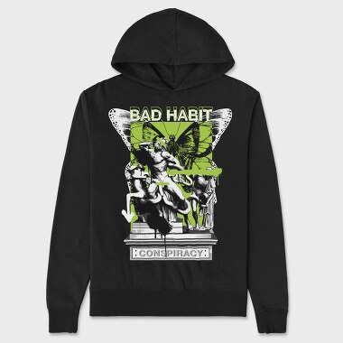 Bad Habbit 2, Unisex Men's Hoodie