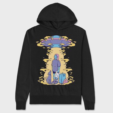 Take Me With You Ufo, Unisex Men's Hoodie
