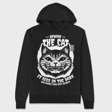 Beware the Cat, Unisex Men's Hoodie