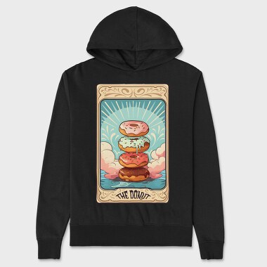 Unisex Men's Hoodie, Tarot Card the Donut