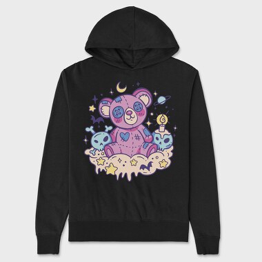 Teddybear Creepy Kawaii, Unisex Men's Hoodie