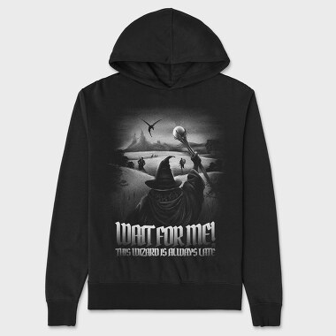 Wizard Wait for Me, Unisex Men's Hoodie