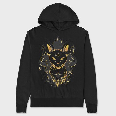Space Sphynx Cat, Unisex Men's Hoodie