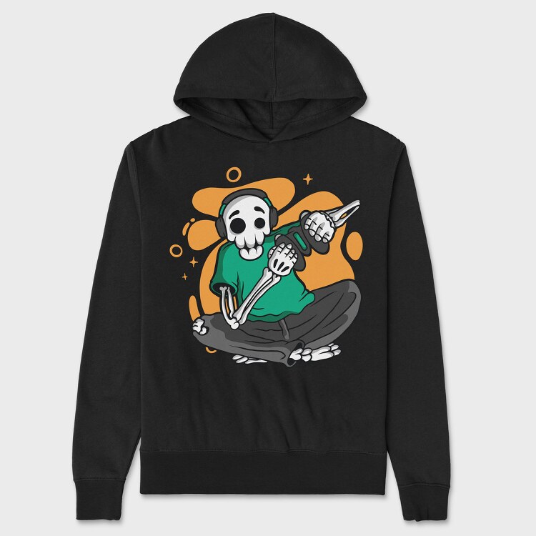 Gamer Skeleton, Унисекс Мъжко Суичър
