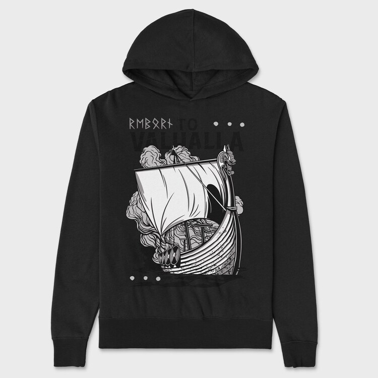 Viking Valhalla, Unisex Men's Hoodie