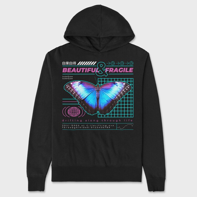 Trap Butterfly, Унисекс Мъжко Суичър