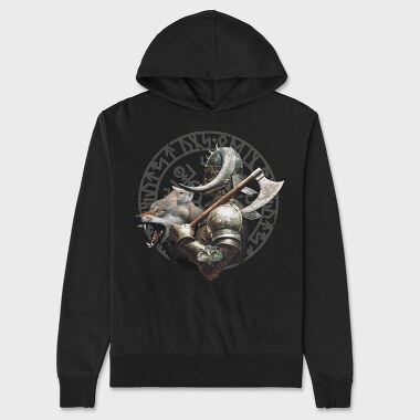Viking Wolf, Унисекс Мъжко Суичър