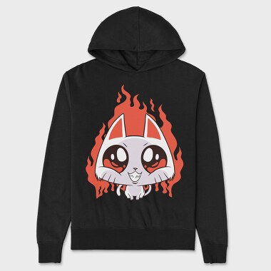 Devil Cat, Unisex Men's Hoodie