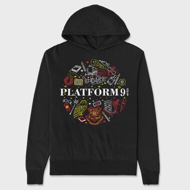 Platform 9 Harry Potter, Unisex Men's Hoodie