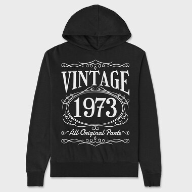 Vintage Birthday, Unisex Men's Hoodie