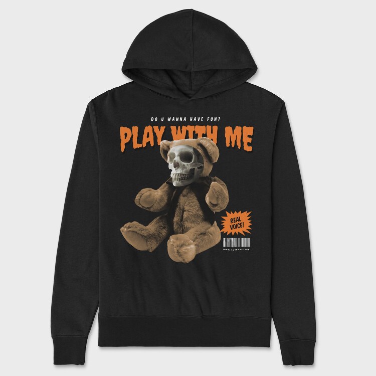 Tote Tote Evil Teddy Bear, Unisex Men's Hoodie