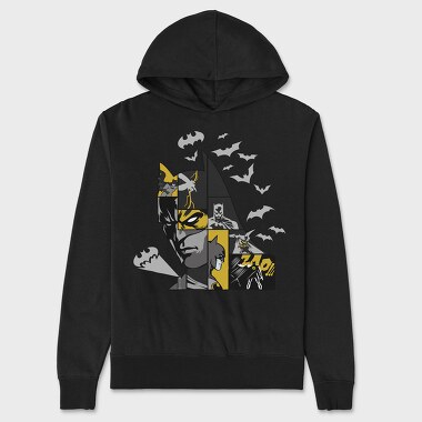 Batman Design, Unisex Men's Hoodie