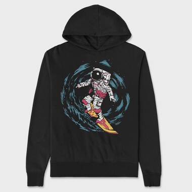 Astronaut Surf space, Unisex Men's Hoodie