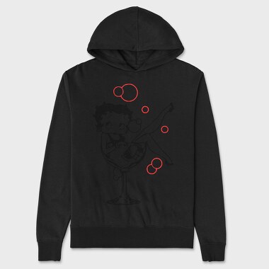 Betty Boop 69, Unisex Men's Hoodie
