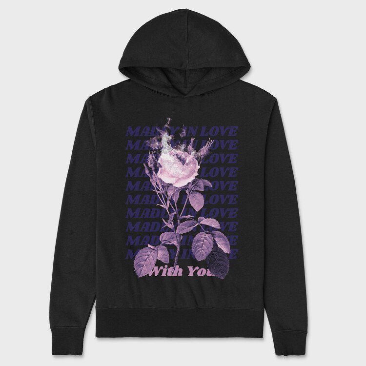Madly in Love With You, Unisex Men's Hoodie