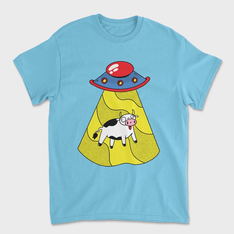 Alien Cow, Unisex Men's T-Shirt