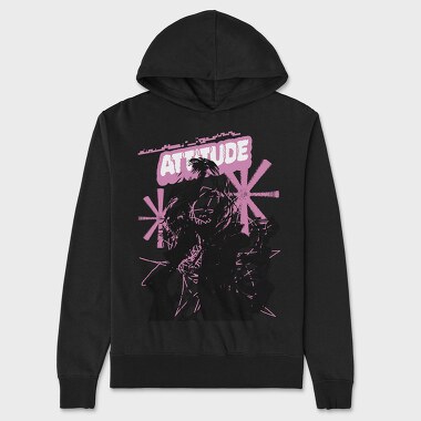 Attitude Girl, Unisex Men's Hoodie