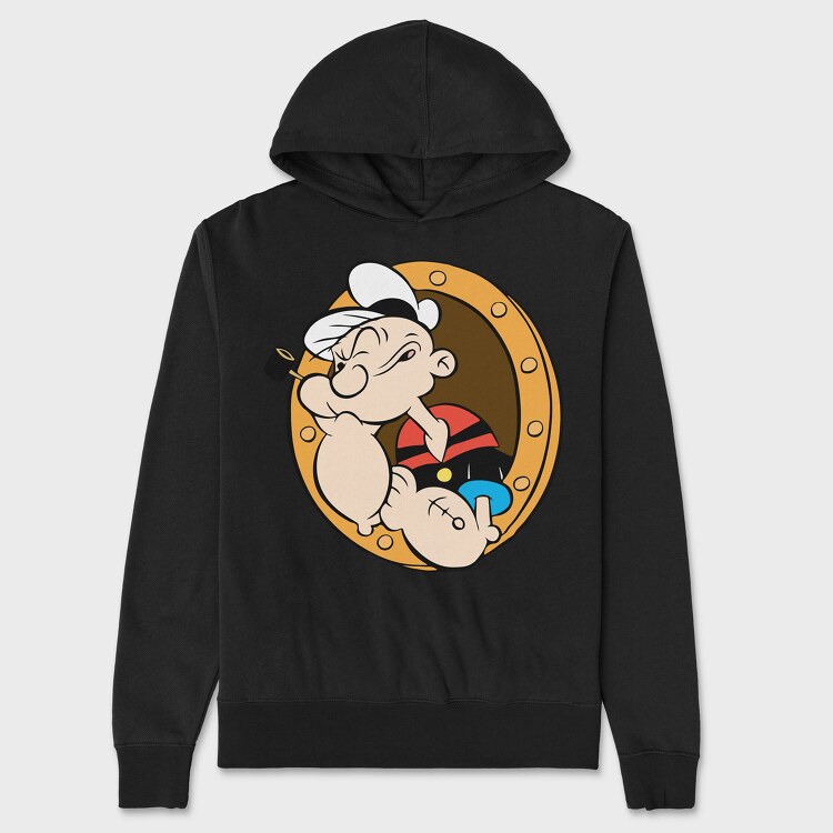 Popeye 7, Unisex Men's Hoodie