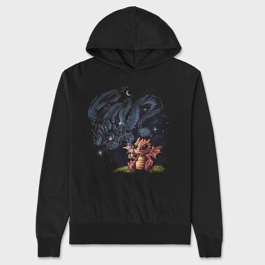 Magic Coffe Dragon, Unisex Men's Hoodie