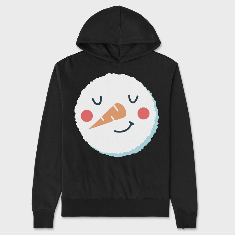 Christmas Snowman Faces 10, Унисекс Мъжко Суичър