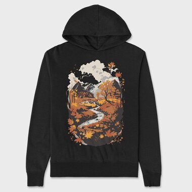Landscape Autumn, Unisex Men's Hoodie