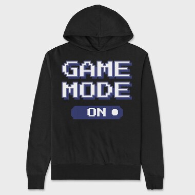 Game Mode On, Unisex Men's Hoodie