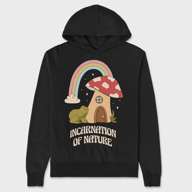 Incarnation of Nature, Unisex Men's Hoodie