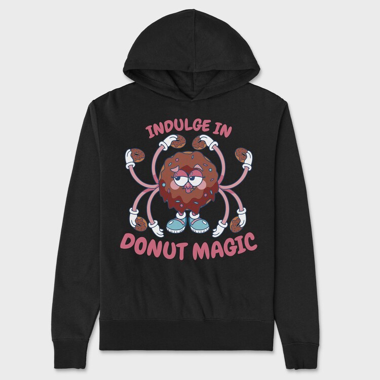 Indulge in Donut Magic, Унисекс Мъжко Суичър