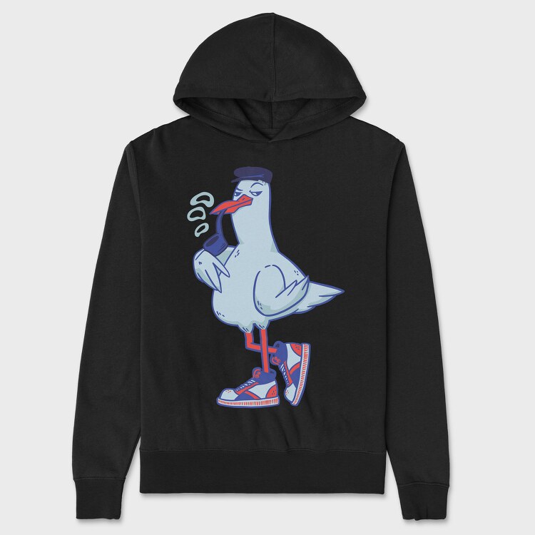 Cool Gull, Unisex Men's Hoodie