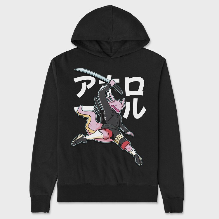 Axolotl Sword, Unisex Men's Hoodie