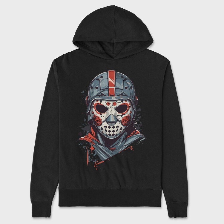 Halloween Hockey Mask, Unisex Men's Hoodie